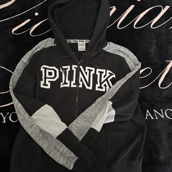 PINK Victoria's Secret Girls' Hoodies - Navy, Charcoal, Black - Picture 3 of 13